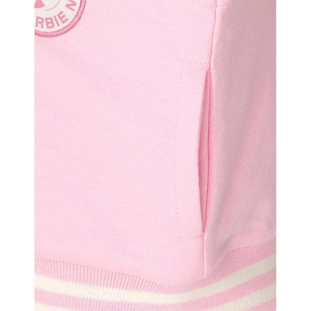 NWT Adorable Soft Pink Barbie Bomber Jacket Girls Costume +Gift - Picture 6 of 6